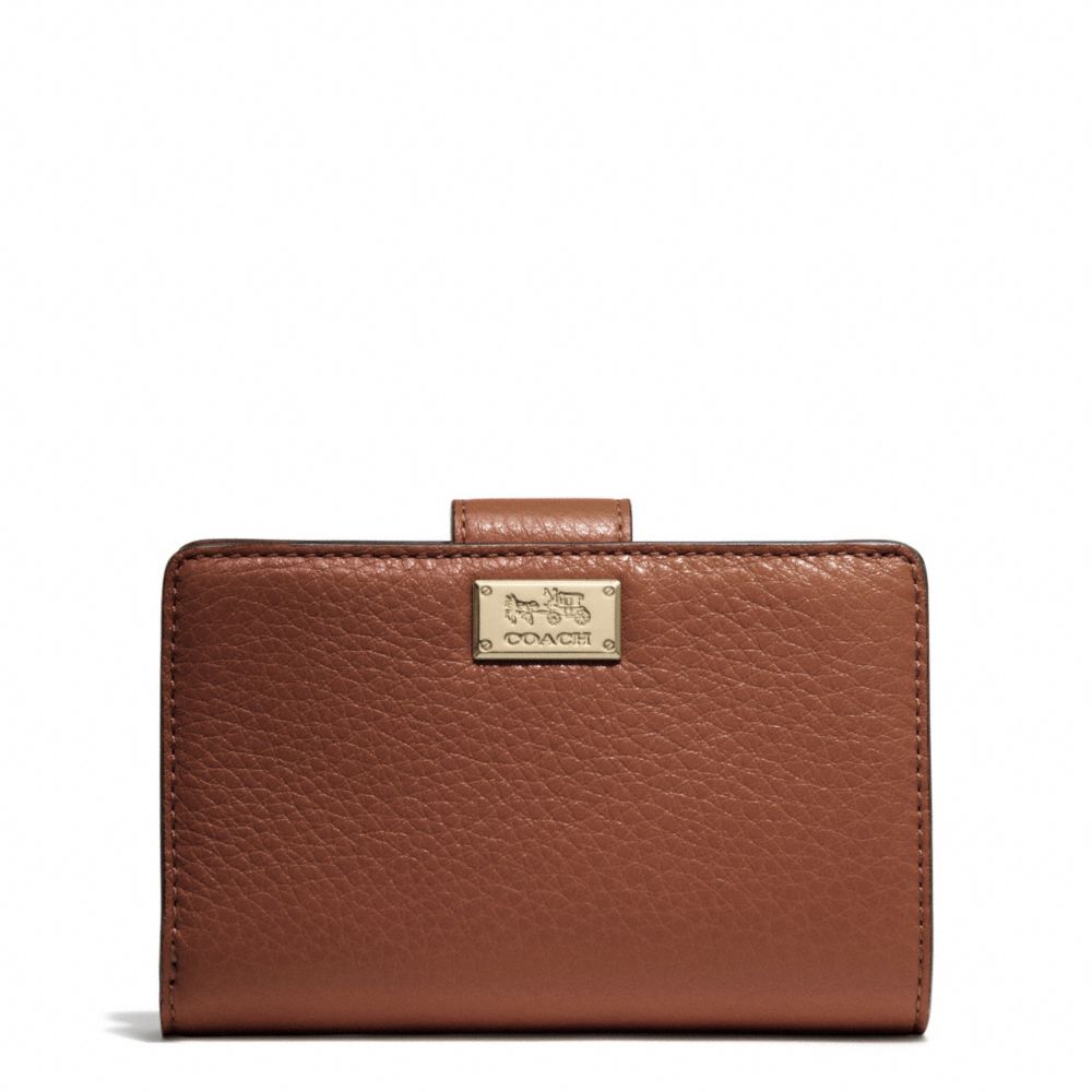 COACH F50014 Madison Leather L-zip Medium Wallet 