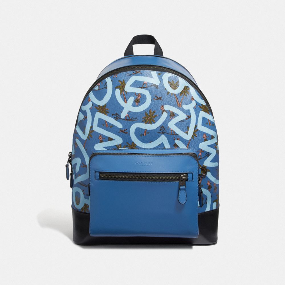 keith haring coach backpack