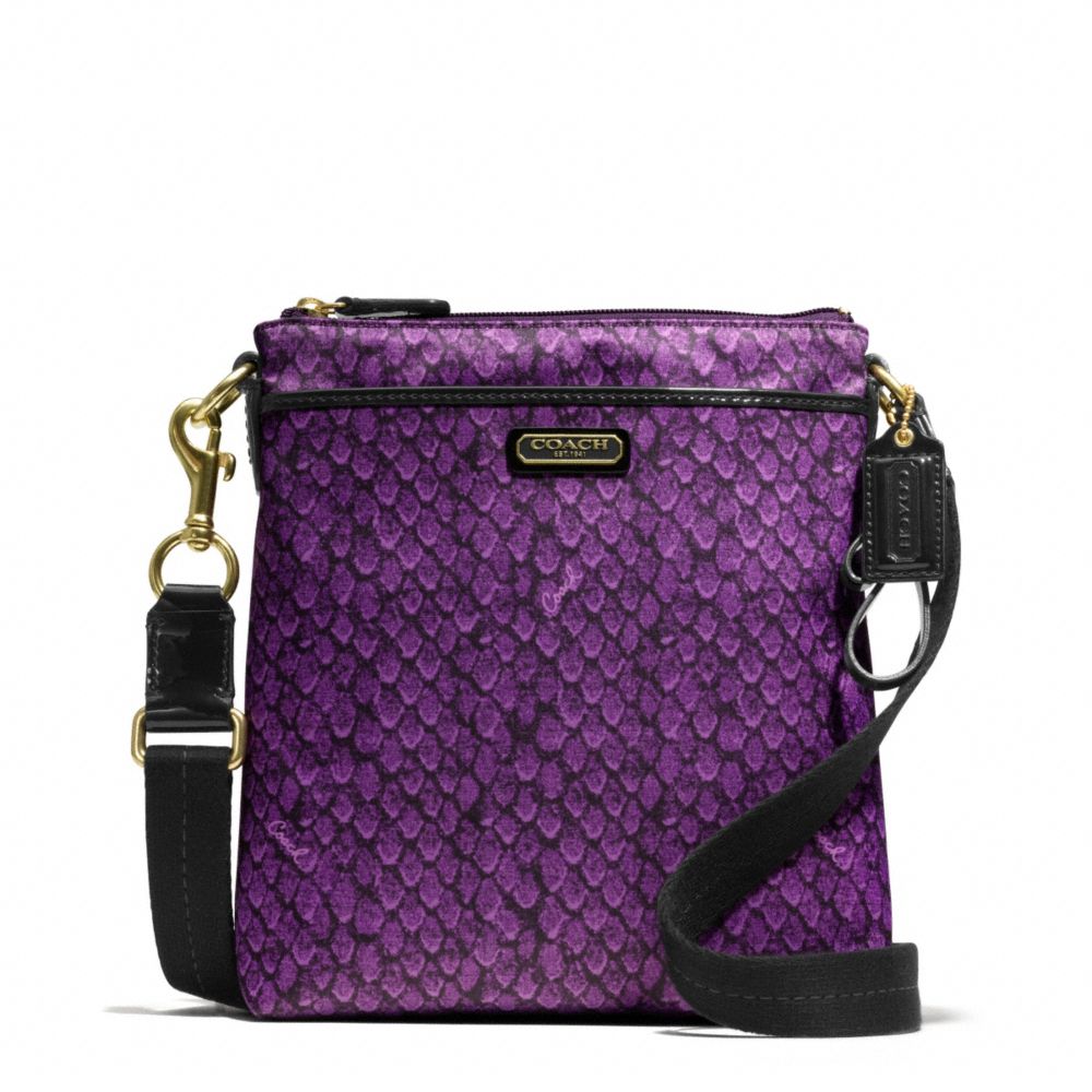 COACH TAYLOR SNAKE PRINT SWINGPACK - ONE COLOR - F50065