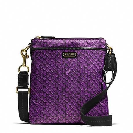 COACH F50065 TAYLOR SNAKE PRINT SWINGPACK ONE-COLOR
