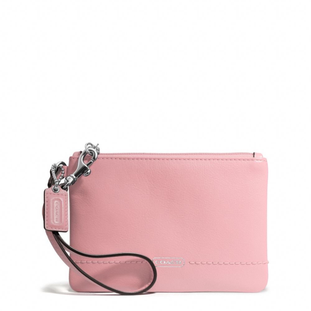 COACH f50078 CAMPBELL LEATHER SMALL WRISTLET 