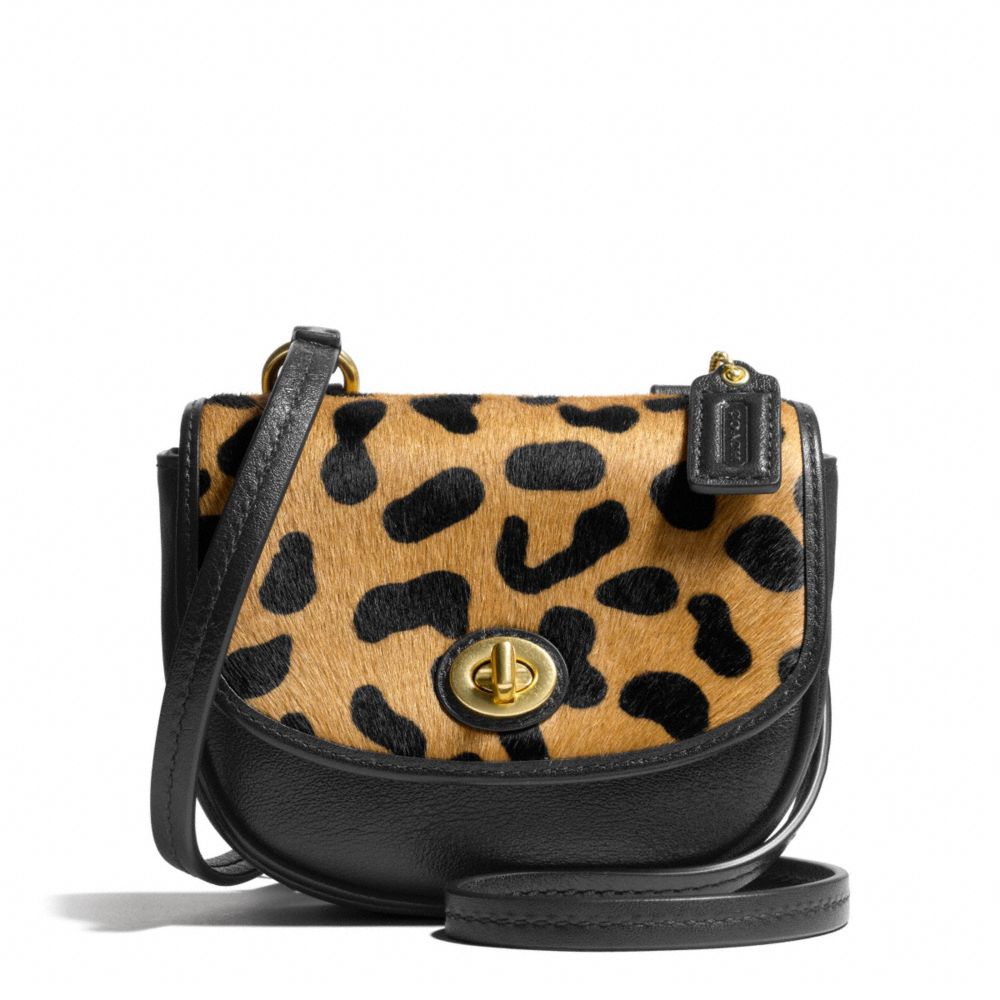 COACH f50079 PARK HAIRCALF MINI CROSSBODY 