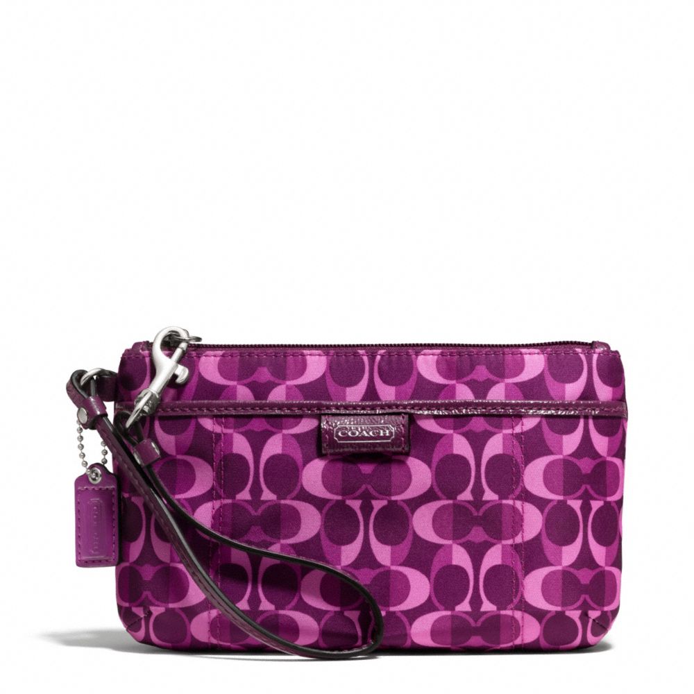 COACH F50118 DAISY SPLIT SIGNATURE C PRINT MEDIUM WRISTLET ONE-COLOR