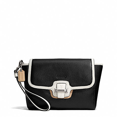COACH F50157 TAYLOR SPECTATOR LEATHER FLAP CLUTCH ONE-COLOR