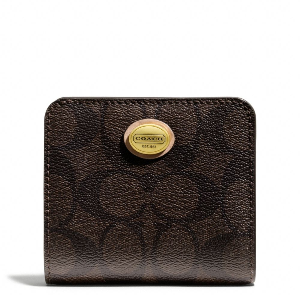 COACH F50176 Peyton Signature Small Wallet 