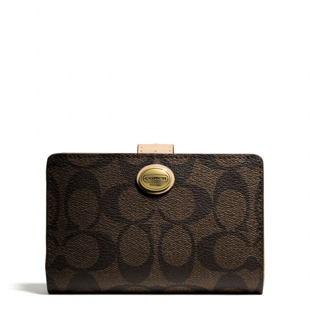 COACH F50181 Peyton Signature Medium Wallet 