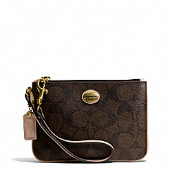 COACH F50182 - PEYTON SIGNATURE SMALL WALLET ONE-COLOR