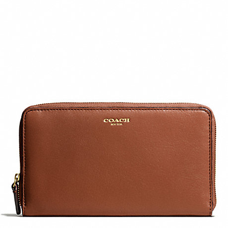 COACH CONTINENTAL ZIP IN LEATHER -  - f50202