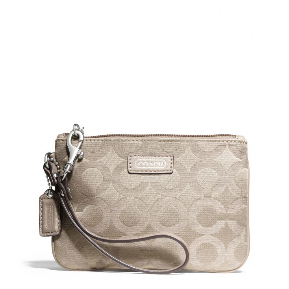 COACH f50423 TAYLOR OP ART SIGNATURE SMALL WRISTLET 