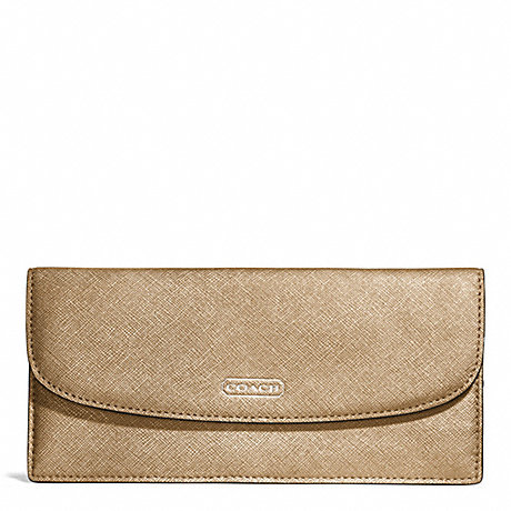 COACH f50428 DARCY LEATHER SOFT WALLET 