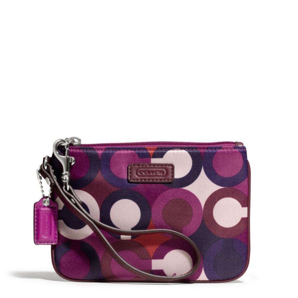 PARK OP ART PRINT SMALL WRISTLET COACH F50434