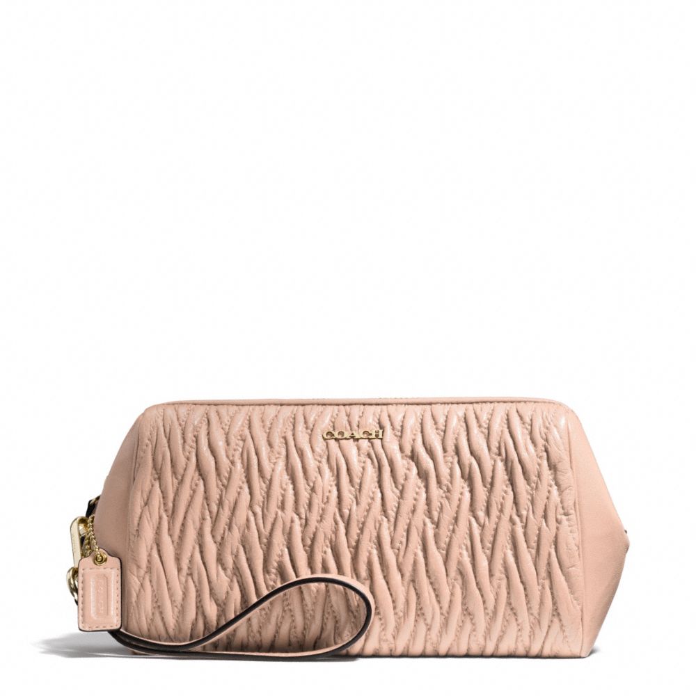 MADISON GATHERED TWIST LARGE WRISTLET - LIGHT GOLD/PEACH ROSE - COACH F50472