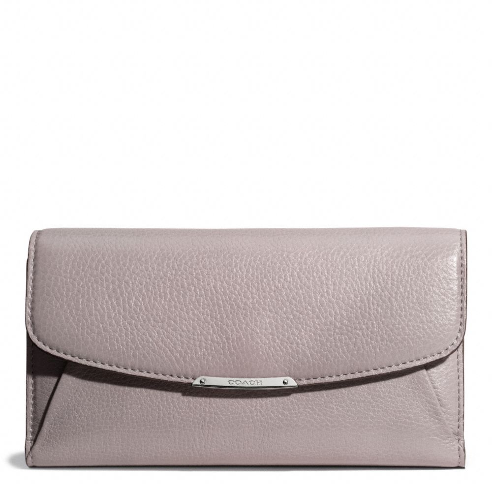 COACH F50478 - MADISON CHECKBOOK WALLET IN LEATHER ONE-COLOR