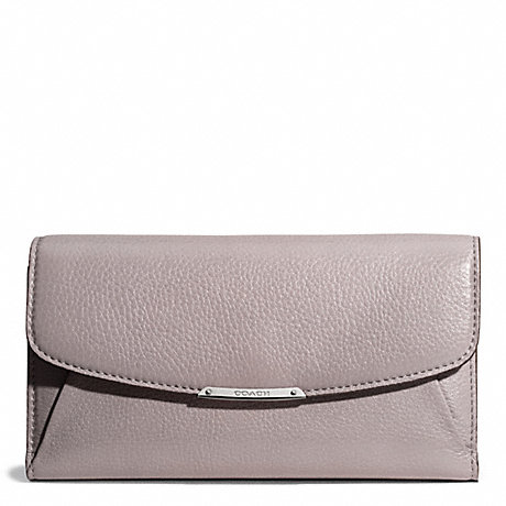 COACH f50478 MADISON CHECKBOOK WALLET IN LEATHER 