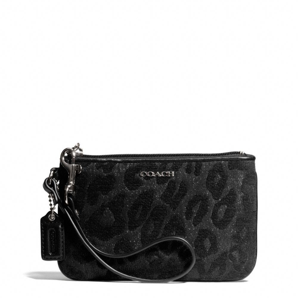 COACH F50492 MADISON CHENILLE OCELOT SMALL WRISTLET ONE-COLOR