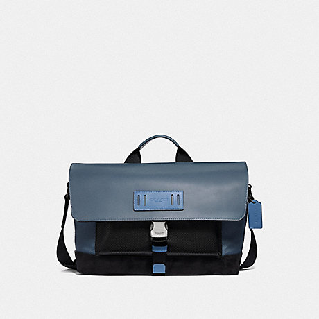 COACH TERRAIN BIKE BAG - PVD BLUE/BLACK ANTIQUE NICKEL - F50504