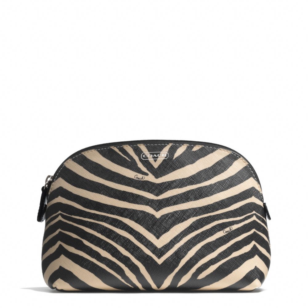 COACH ZEBRA PRINT COSMETIC CASE - ONE COLOR - F50658