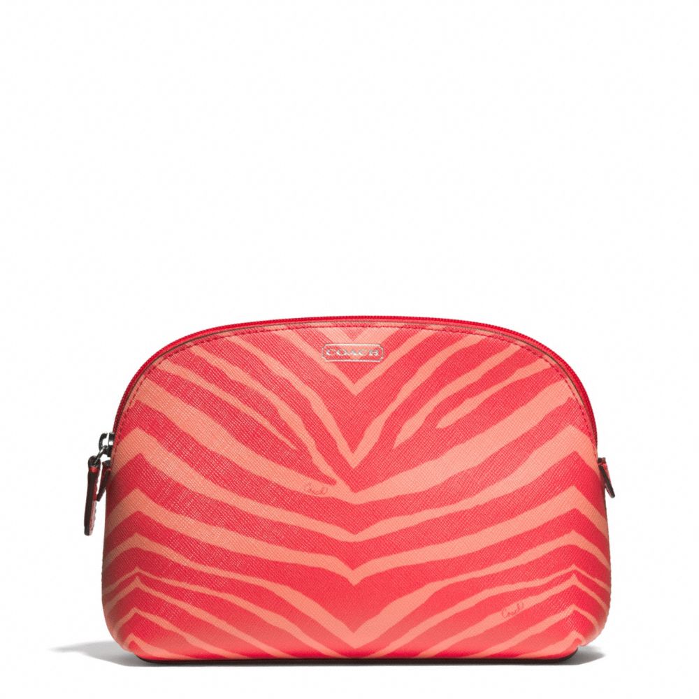 COACH F50658 ZEBRA PRINT COSMETIC CASE ONE-COLOR