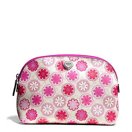 COACH F50675 FLORAL PRINT COSMETIC CASE ONE-COLOR