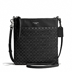 COACH MADISON OP ART PEARLESCENT NORTH/SOUTH SWINGPACK - ONE COLOR - F50834