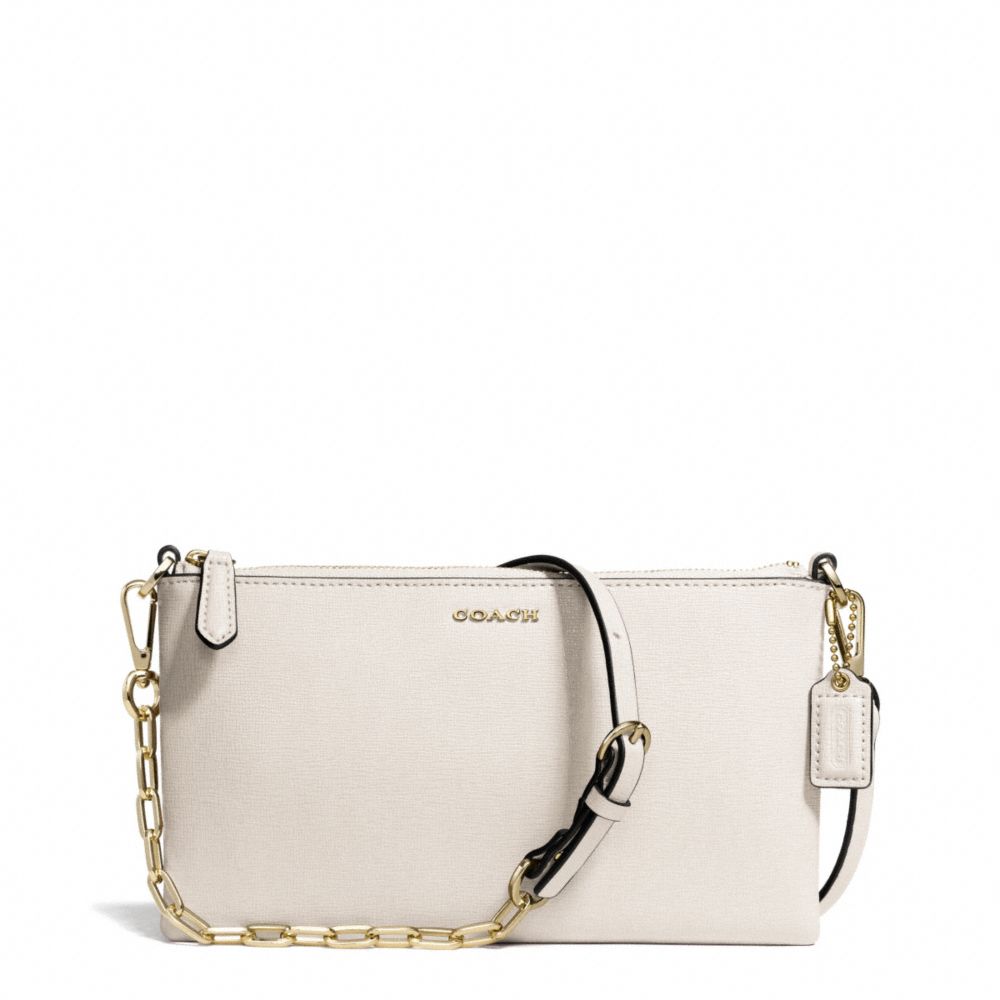 KYLIE SAFFIANO LEATHER  CROSSBODY - LIGHT GOLD/PARCHMENT - COACH F50839