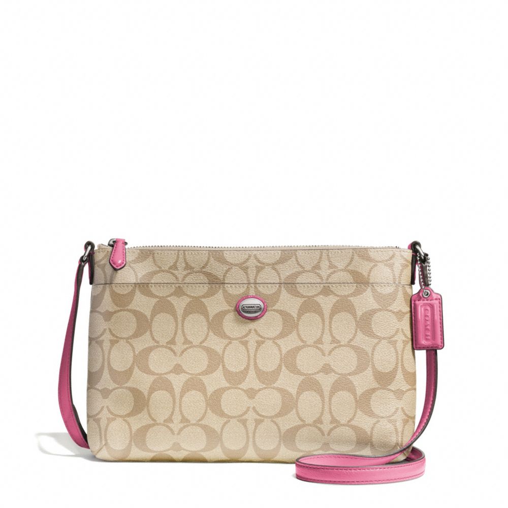 COACH f51065 PEYTON SIGNATURE BRINN EAST/WEST SWINGPACK 