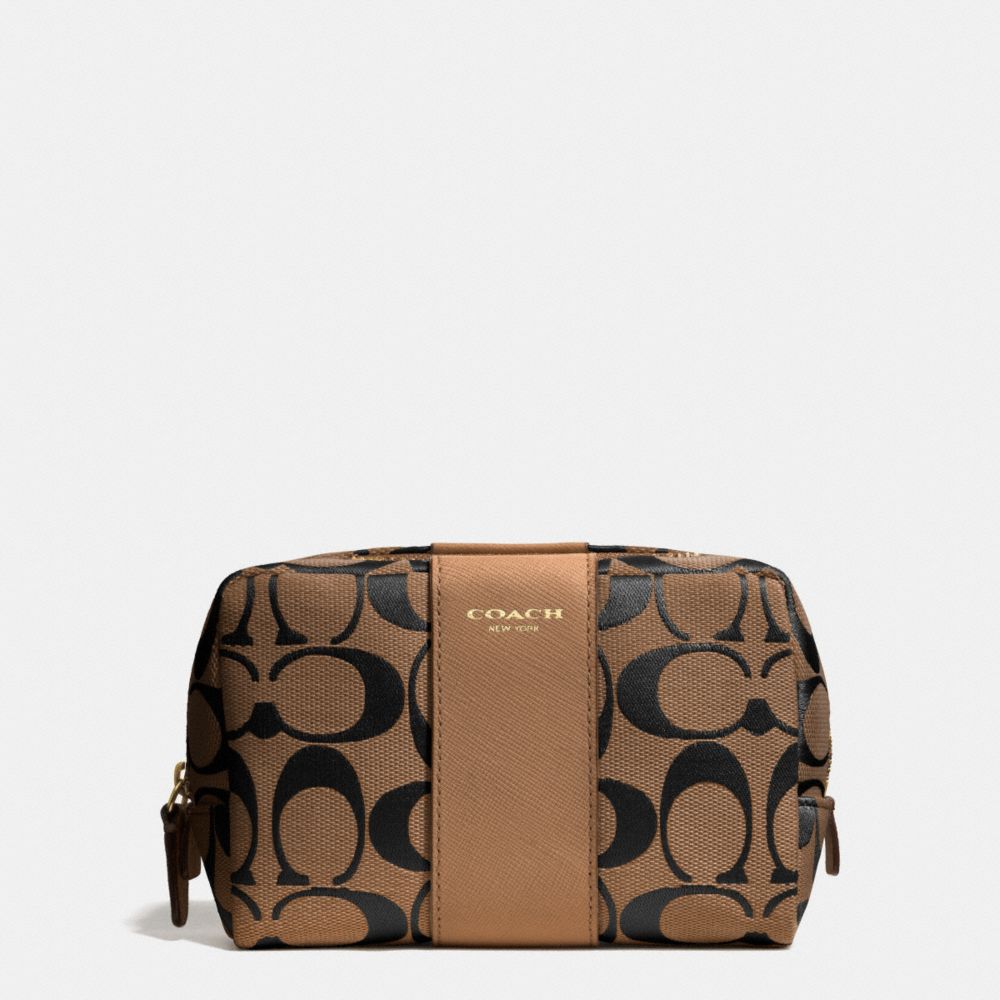 COACH F51172 - MEDIUM COSMETIC CASE IN SIGNATURE - GDD1J | COACH ...