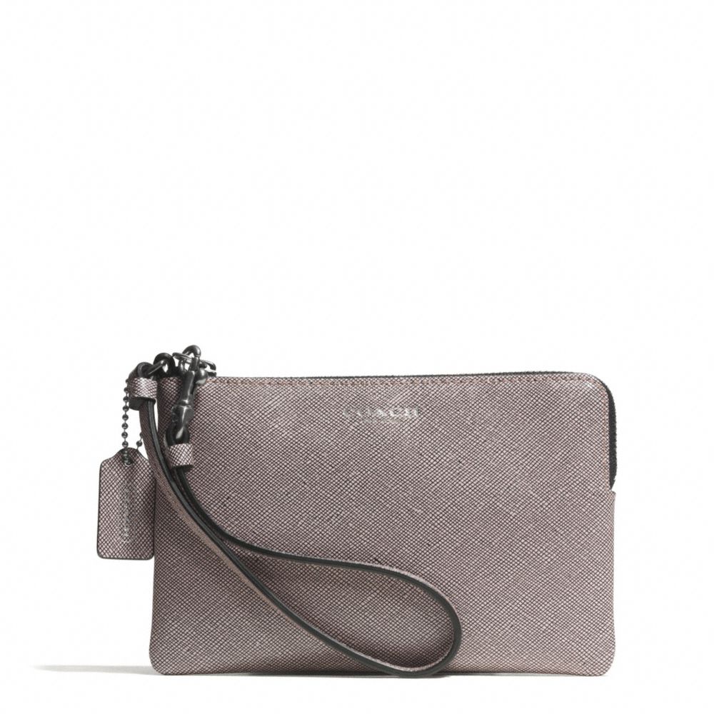 COACH F51197 Small Wristlet In Saffiano Leather QBD0C