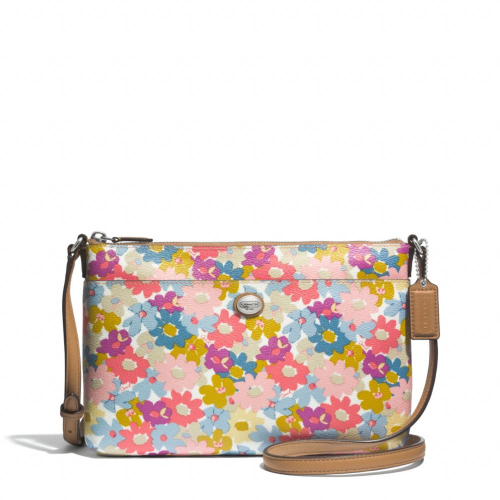 COACH F51215 - PEYTON FLORAL BRINN EAST/WEST SWINGPACK ONE-COLOR