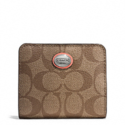 COACH F51255 - PEYTON MULTISTRIPE SMALL WALLET ONE-COLOR