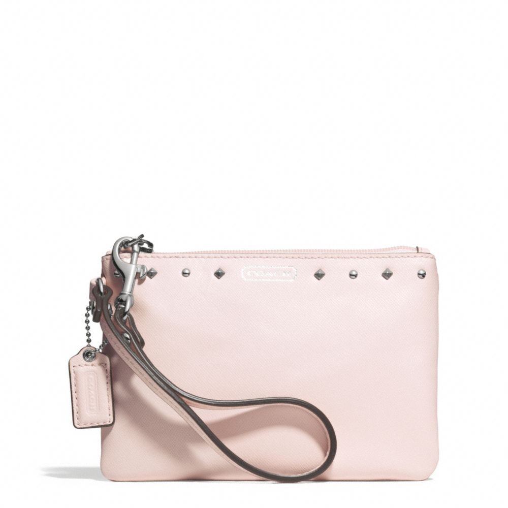 COACH F51256 Darcy Leather Studded Small Wristlet 