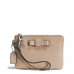 DARCY BOW SMALL WRISTLET - SILVER/SAND - COACH F51672