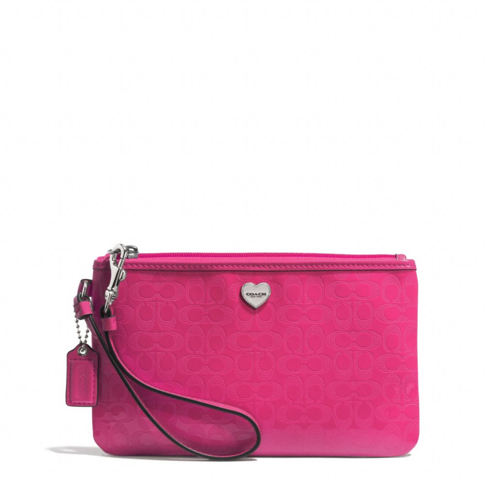 COACH F51677 - PERFORATED EMBOSSED LIQUID GLOSS MEDIUM WRISTLET ...