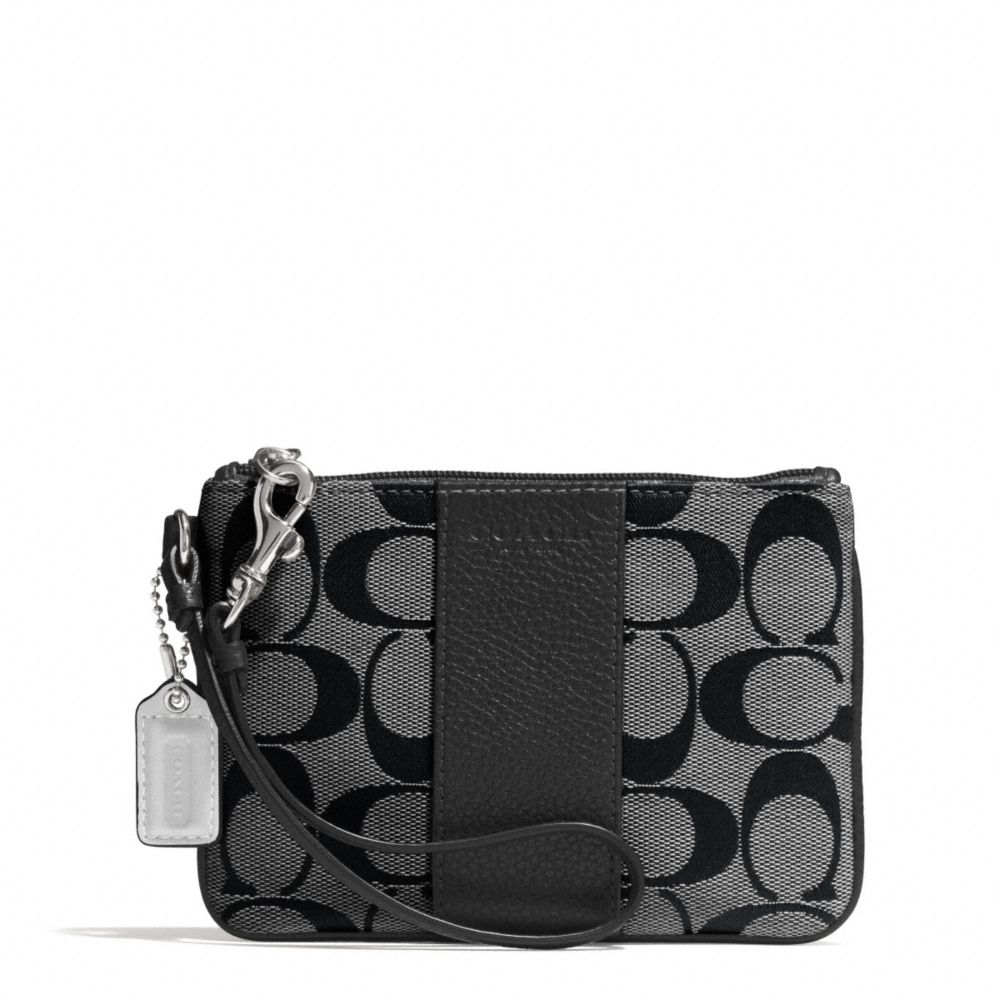 PARK SIGNATURE SMALL WRISTLET - f51786 - SILVER/BLACK/WHITE/BLACK