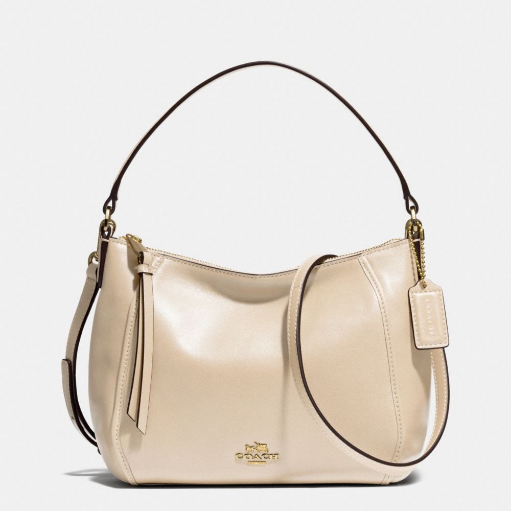 COACH F51900 Madison Top Handle In Leather  LIGHT GOLD/MILK