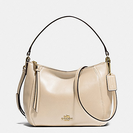 COACH f51900 MADISON TOP HANDLE IN LEATHER  LIGHT GOLD/MILK