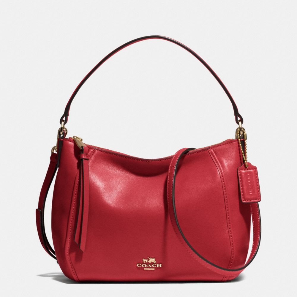 MADISON TOP HANDLE IN LEATHER - LIGHT GOLD/RED CURRANT - COACH F51900