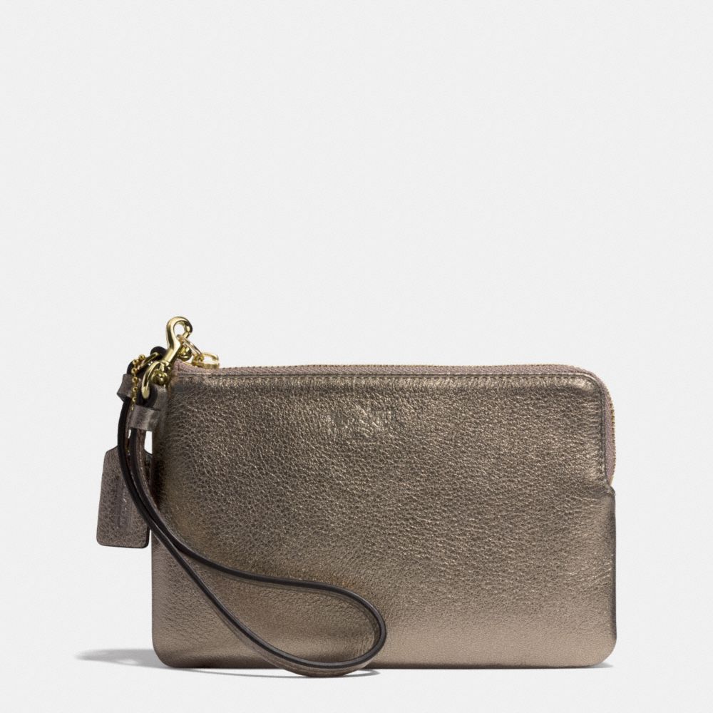 BLEECKER METALLIC SMALL WRISTLET - GOLD/GOLD - COACH F52027