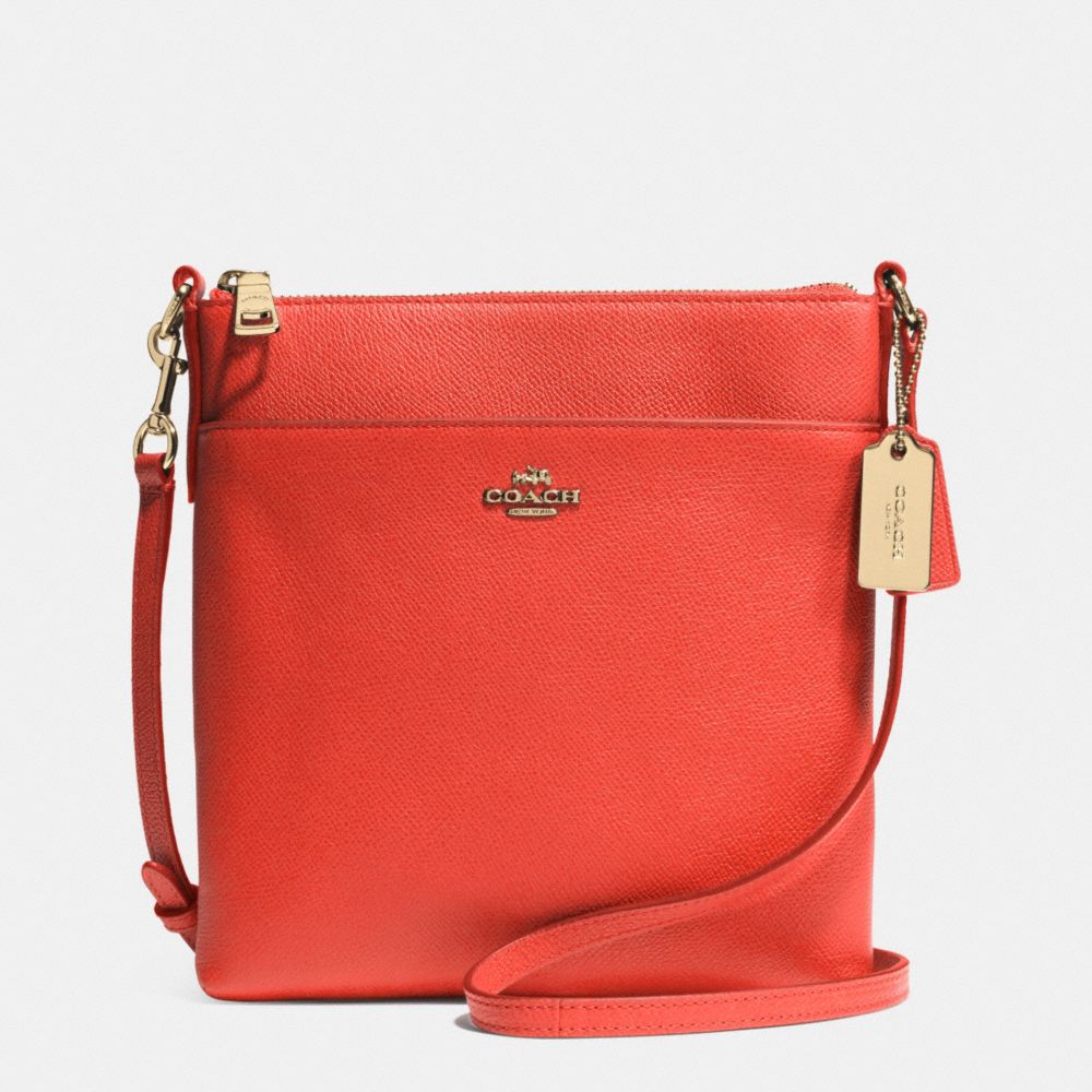 COACH F52348 North/south Swingpack In Embossed Textured Leather LIWM3