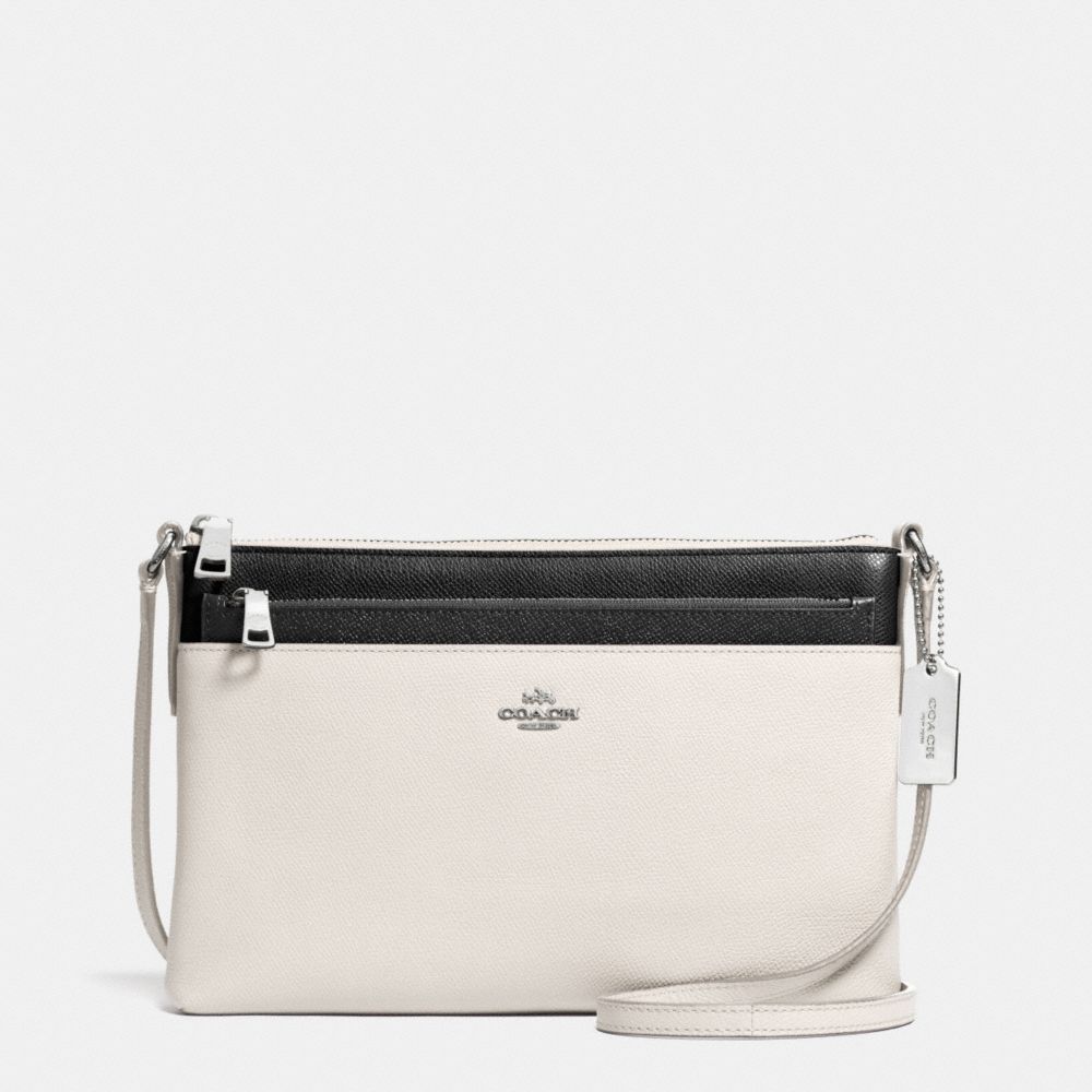 COACH F52377 - SWINGPACK WITH POP-UP POUCH IN EMBOSSED TEXTURED LEATHER  SVDMH