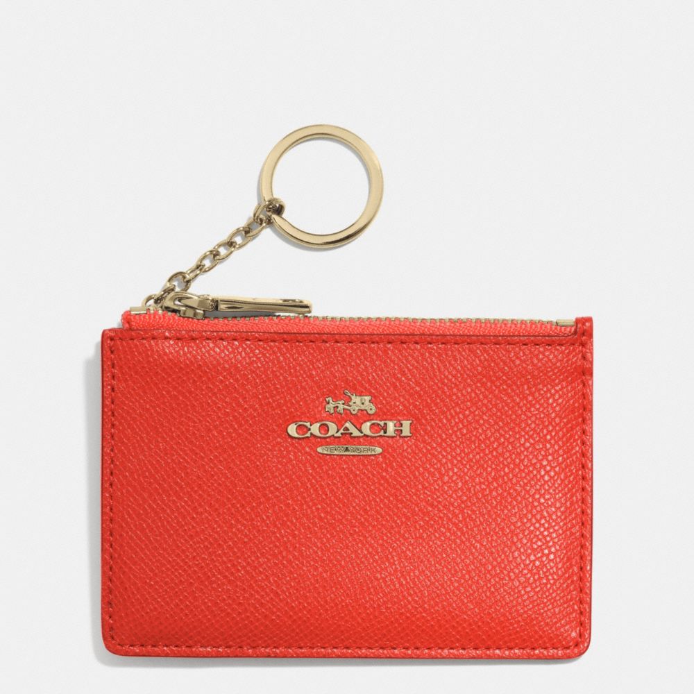 COACH MINI SKINNY IN EMBOSSED TEXTURED LEATHER - LIWM3 - f52394