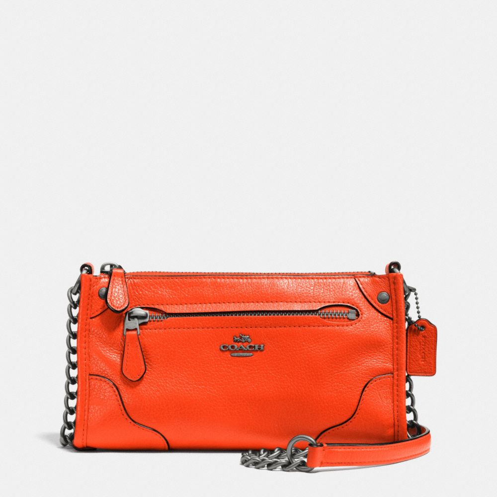 MICKIE CROSSBODY IN GRAIN LEATHER - f52646 - QBORG