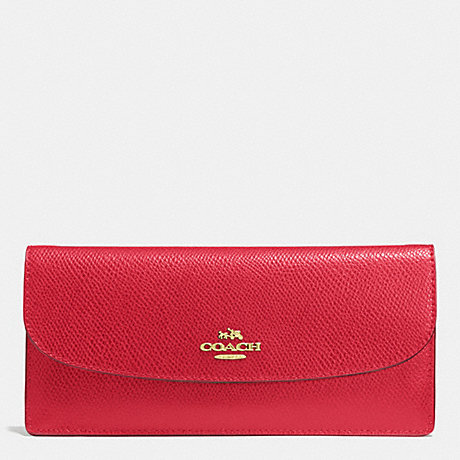 COACH F52689 SOFT WALLET IN LEATHER IME8B