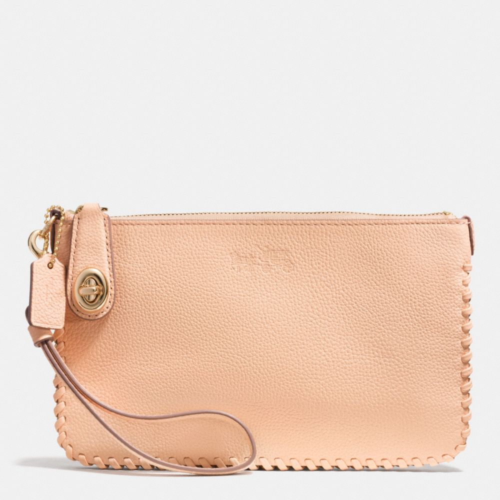 COACH f52778 TURNLOCK WRISTLET 21 IN WHIPLASH LEATHER LIAPR