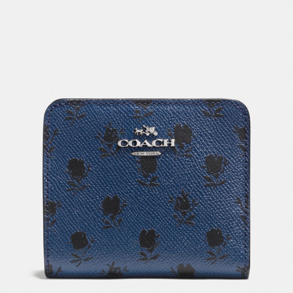 COACH f52966 SMALL WALLET IN PRINTED CROSSGRAIN LEATHER SVDSS