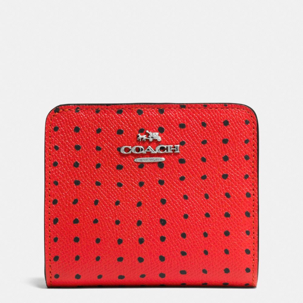 COACH f52966 SMALL WALLET IN PRINTED CROSSGRAIN LEATHER SVE4W