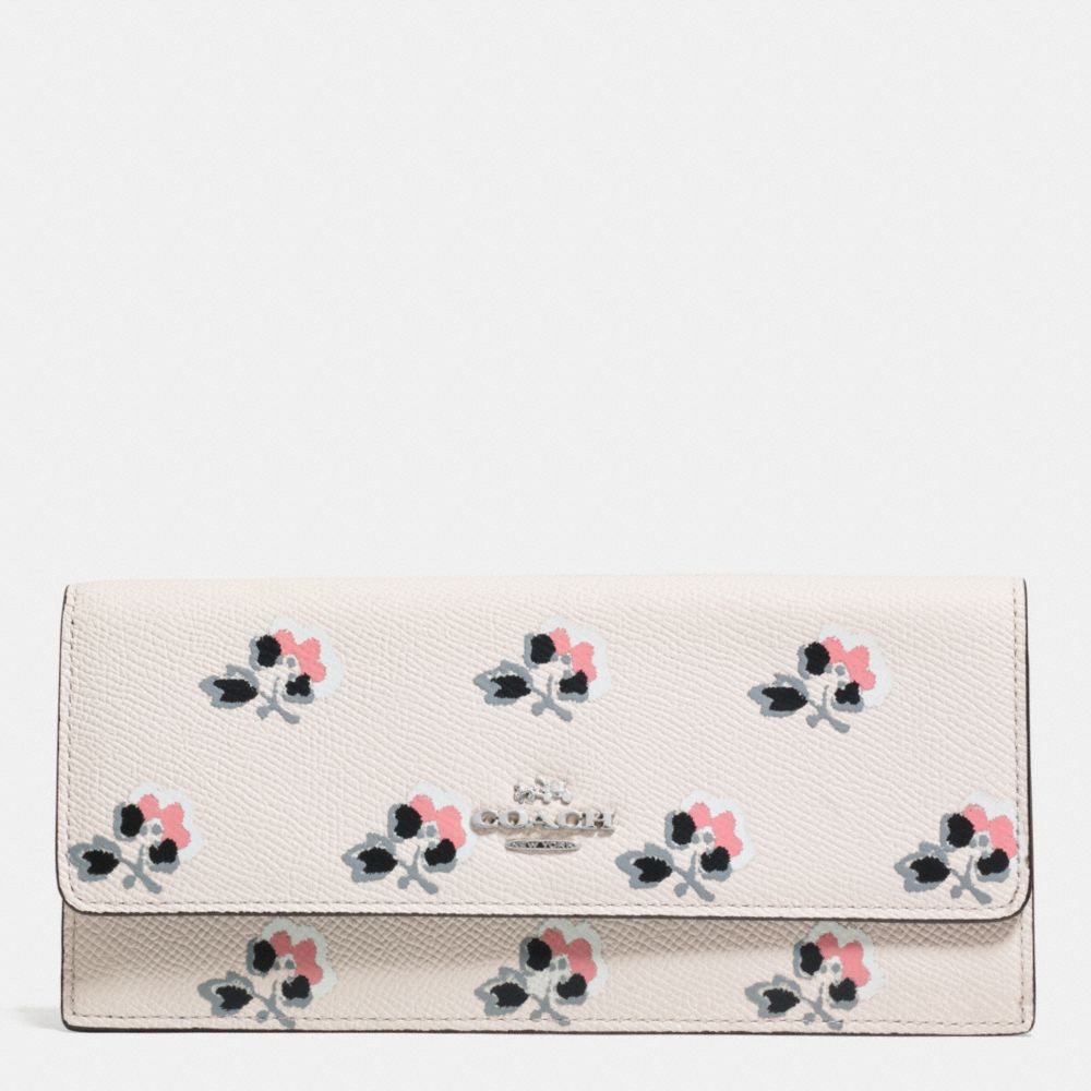 COACH SOFT WALLET IN PRINTED LEATHER - SVDRL - F52967