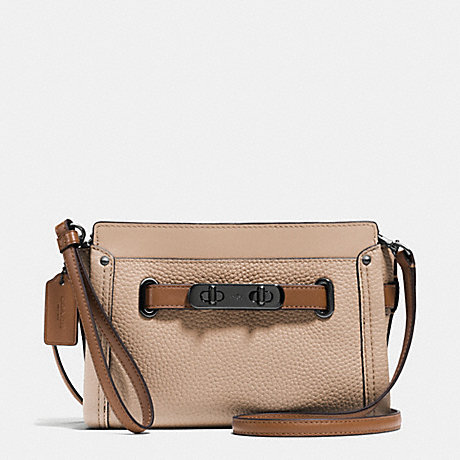 COACH F53107 - COACH SWAGGER WRISTLET IN COLORBLOCK LEATHER - DARK 
