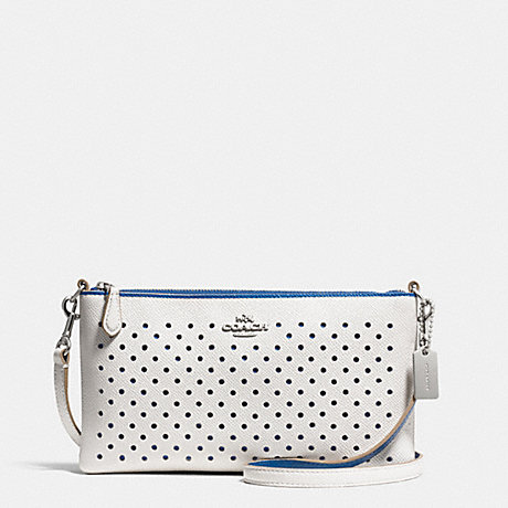 COACH F53231 HERALD CROSSBODY IN PERFORATED LEATHER SVDUV