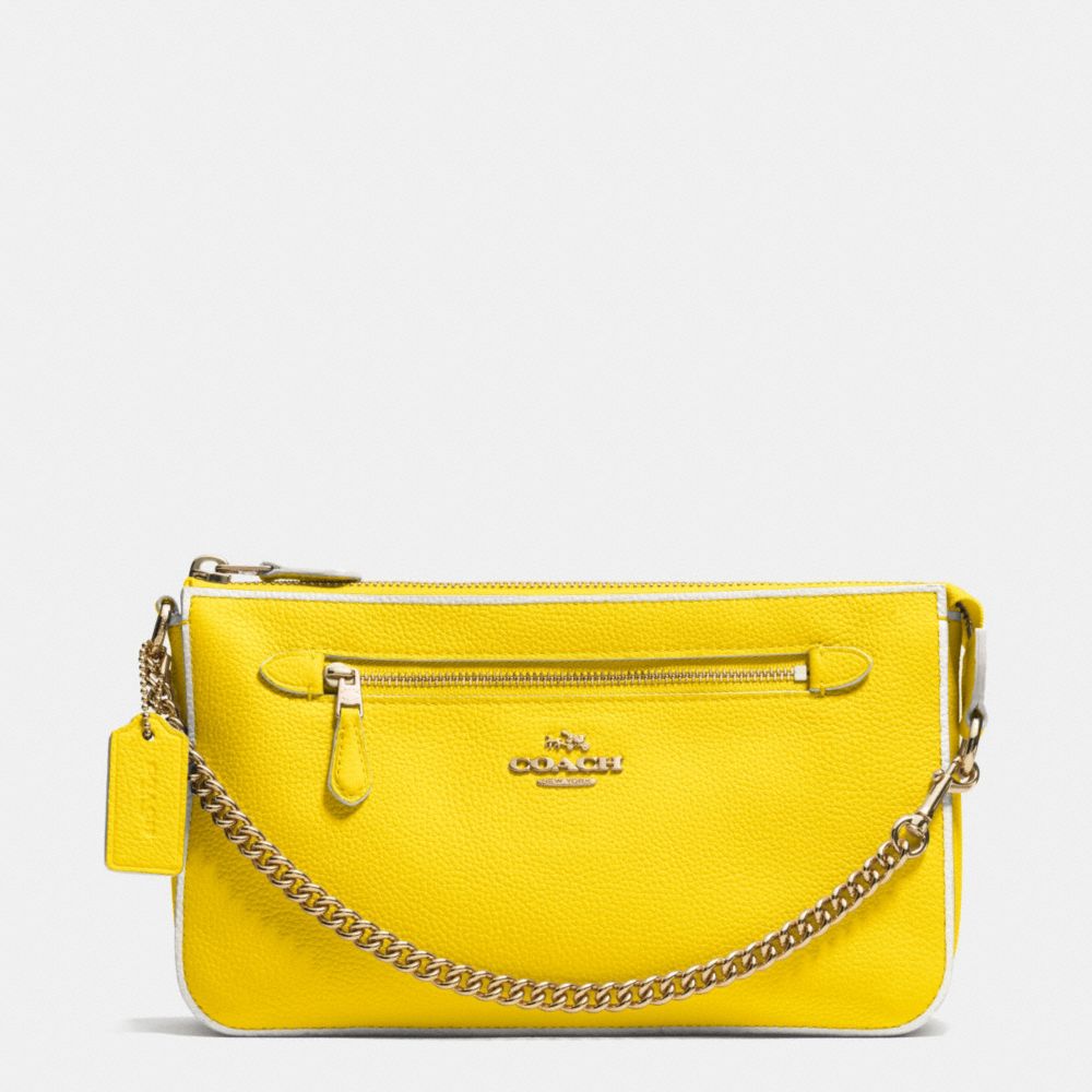 COACH NOLITA WRISTLET 24 IN COLORBLOCK LEATHER - LIDZZ - f53281